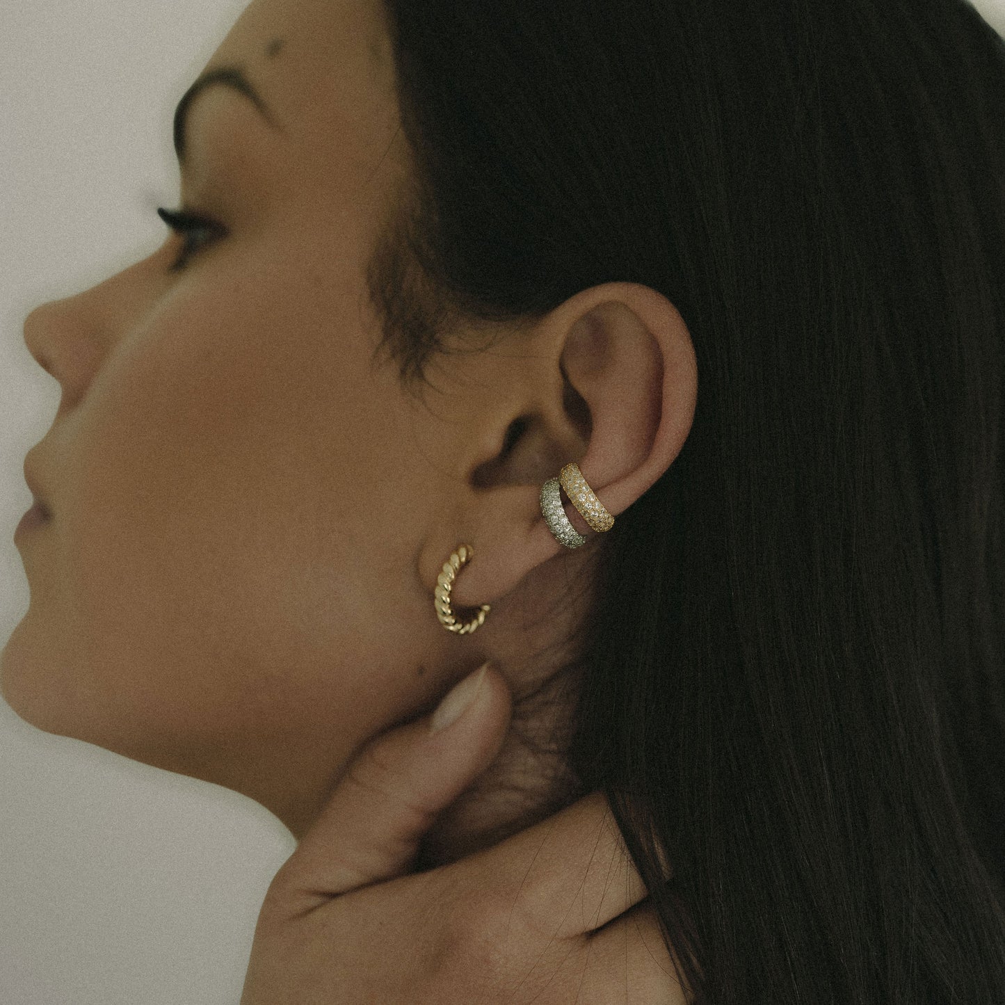 Isabella Ear Cuff - Yellow Gold